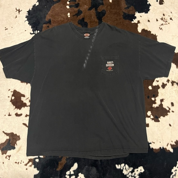 ‘01 Harley Davidson Vintage Pocket Tee - Picture 2 of 6